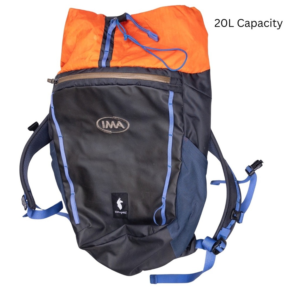 Cotopaxi Moda 20L Backpack‎ Unisex OS Graphite Orange Cinch Laptop Bag Gorpcore